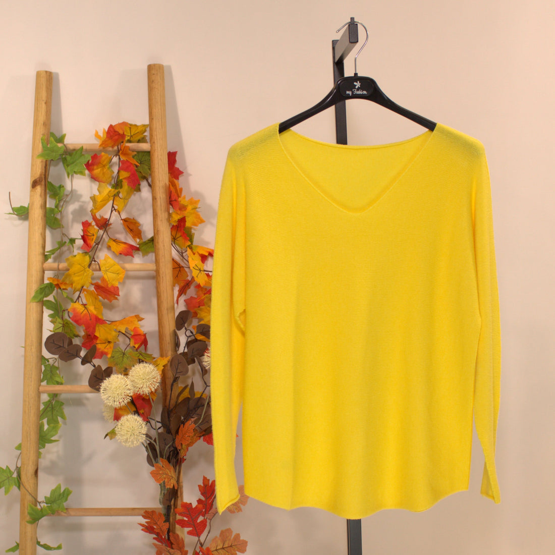 Strickshirt Earth - Gelb