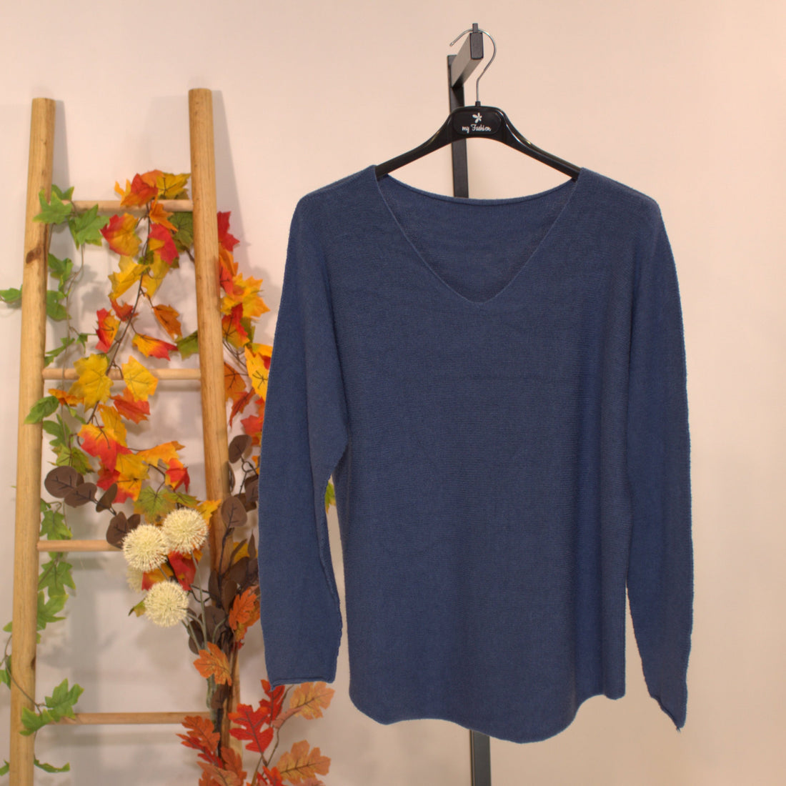 Knitted Shirt Earth - Blue