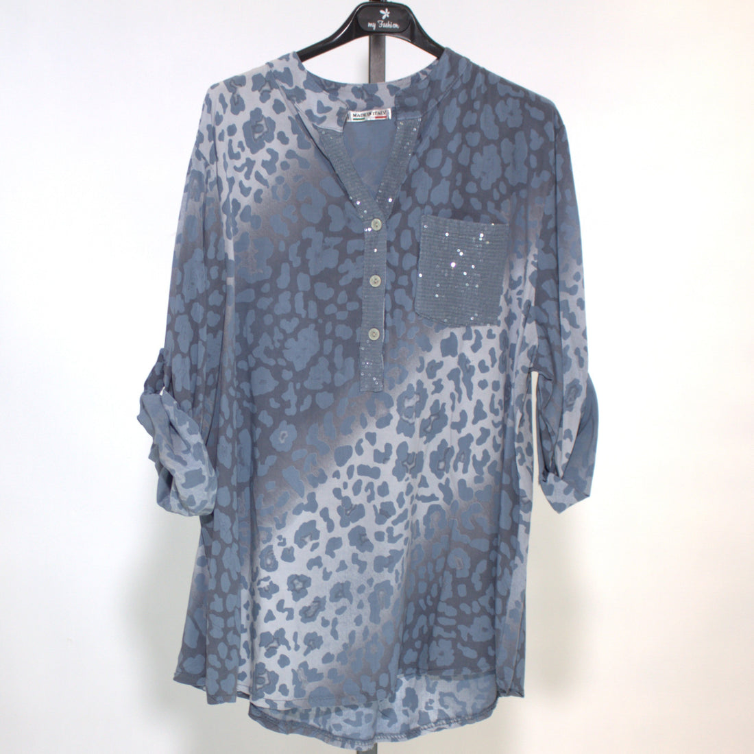 Bluse Namba - blau