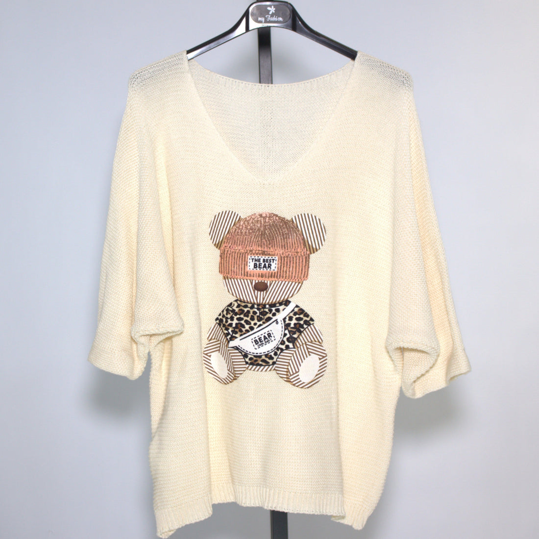 Stricktop Best Bear - beige
