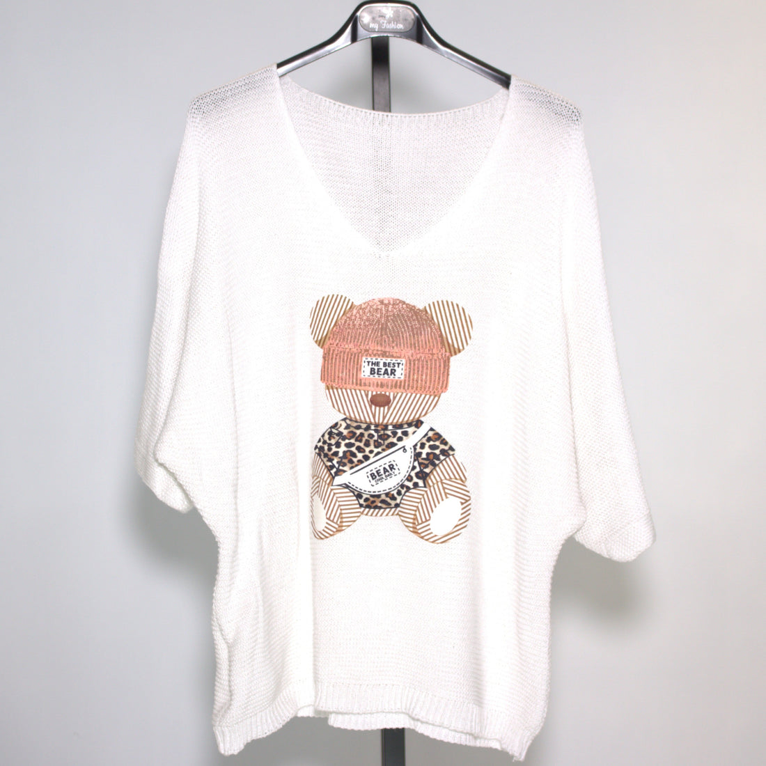 Best Bear knit top - white