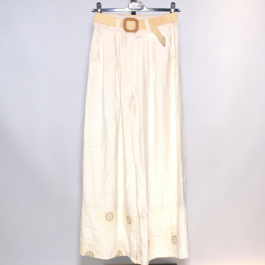 Stoffhose Fiji Circle - beige