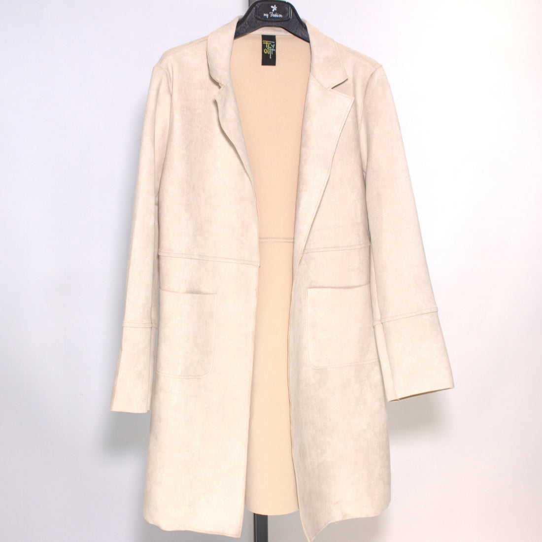 Blazer einfärbig - beige