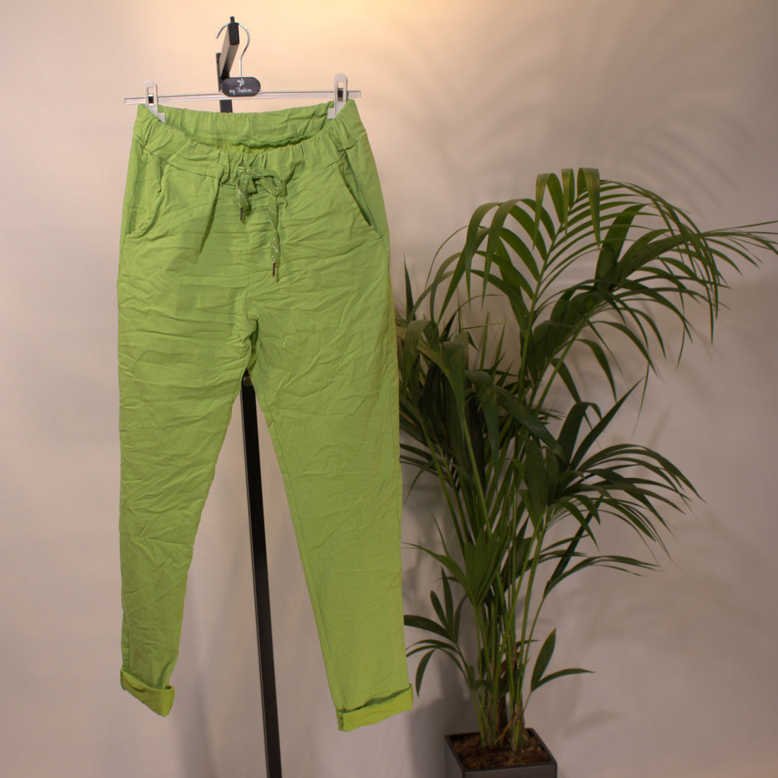 Fabric Pants E - Green