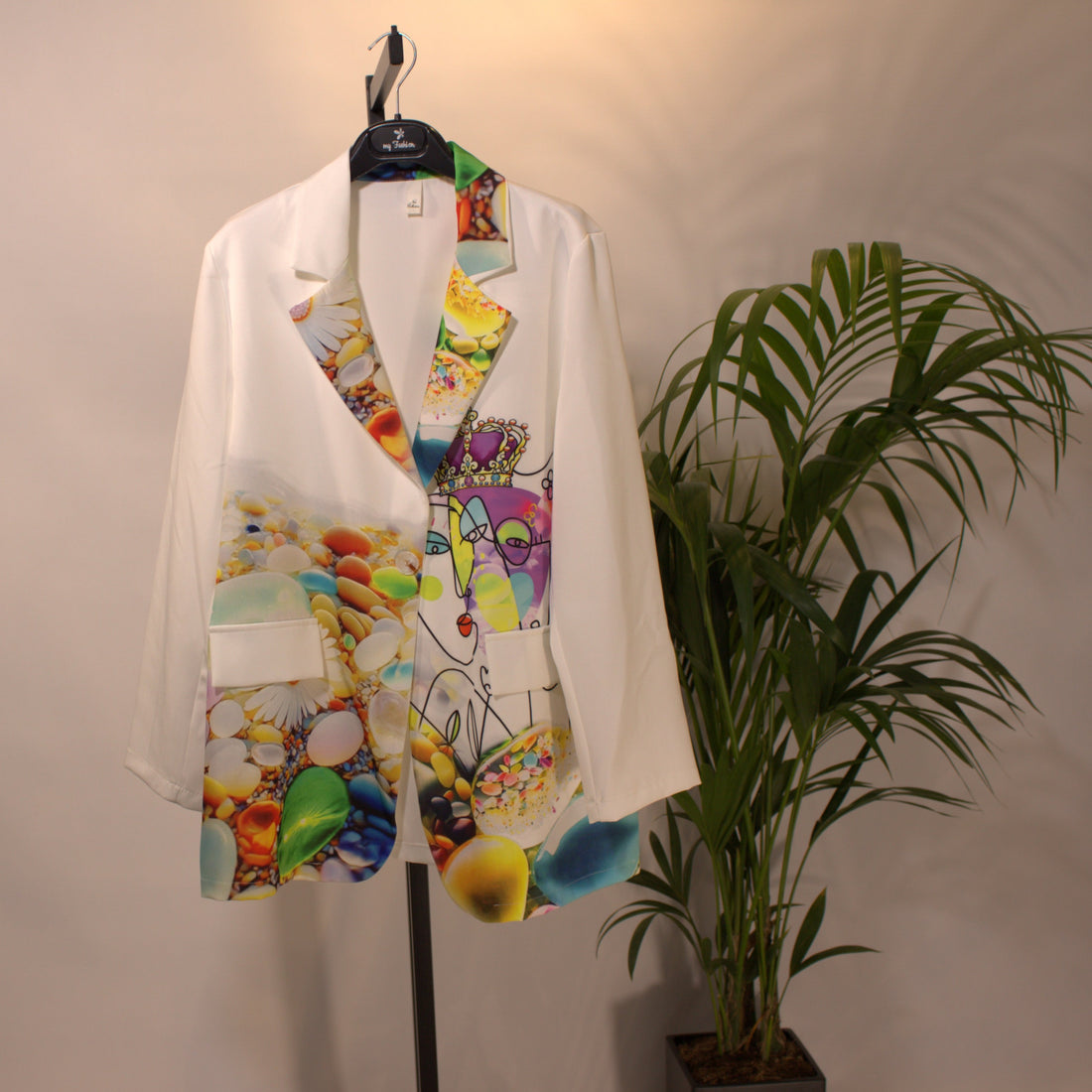 Blazer picasso - white