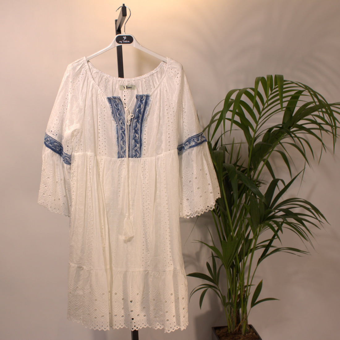 Sommerkleid A - weiss