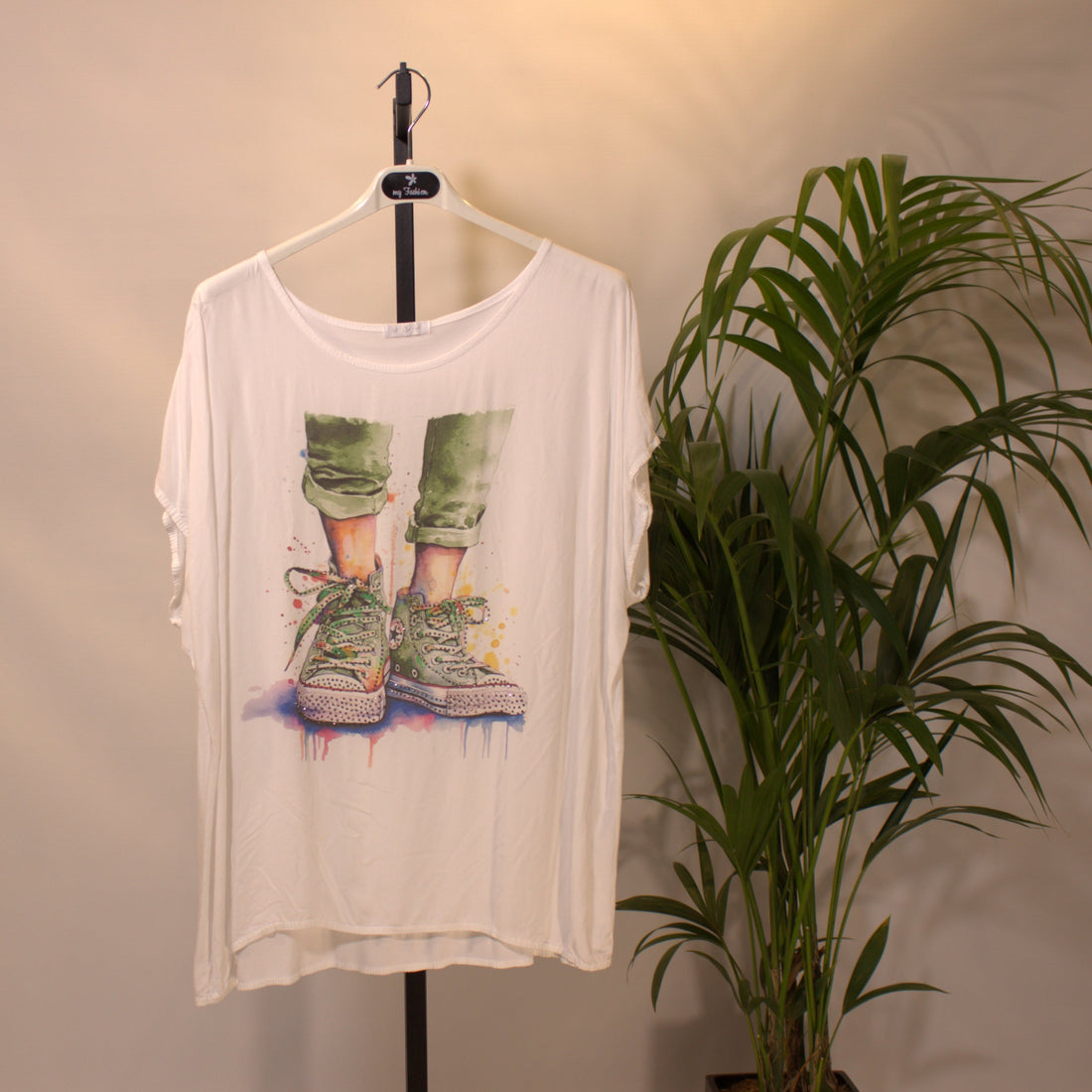 Sneakershirt B - grün