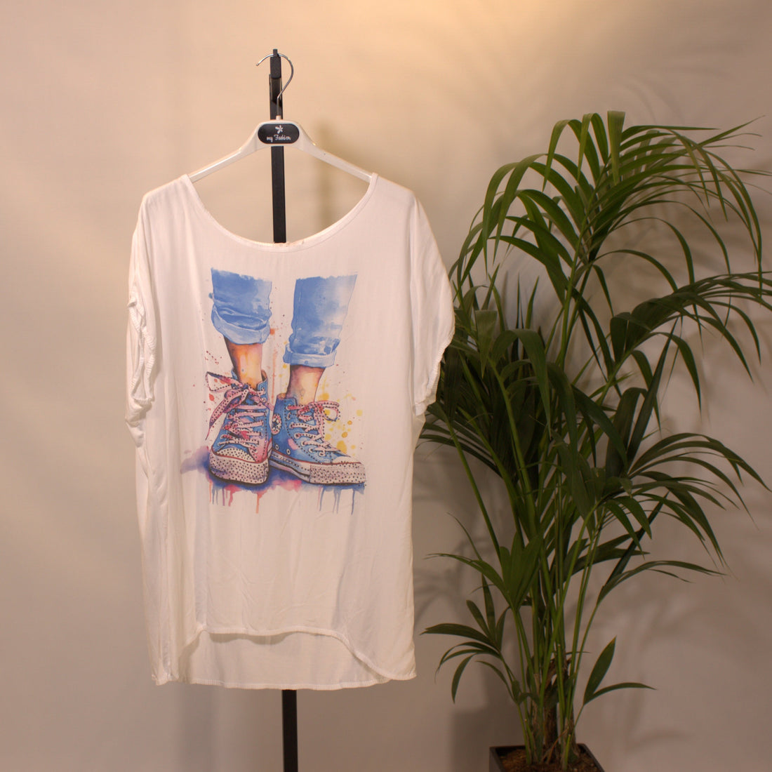 Sneakershirt B - blau