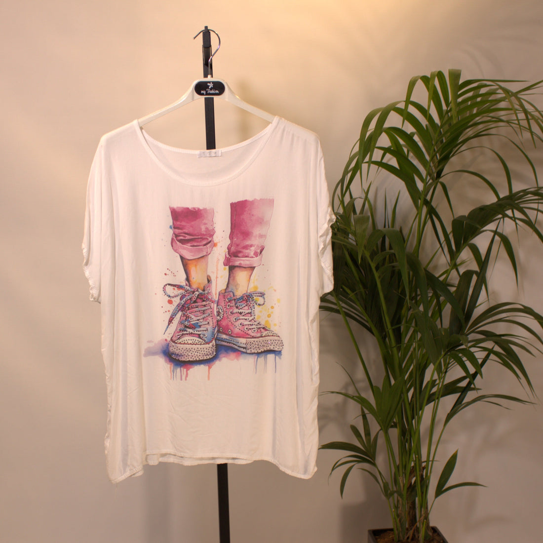 Sneakershirt B - Pink