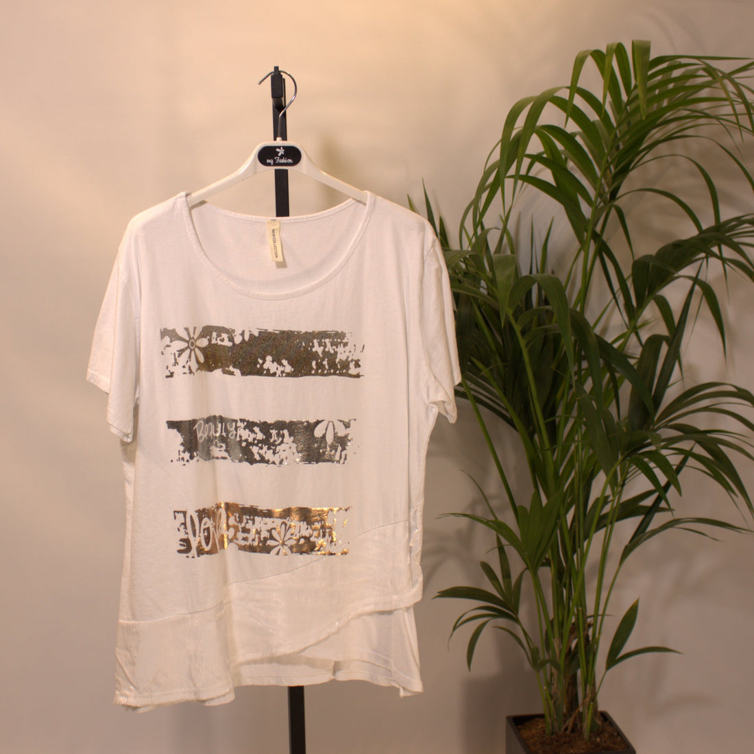 Striped shirt - white