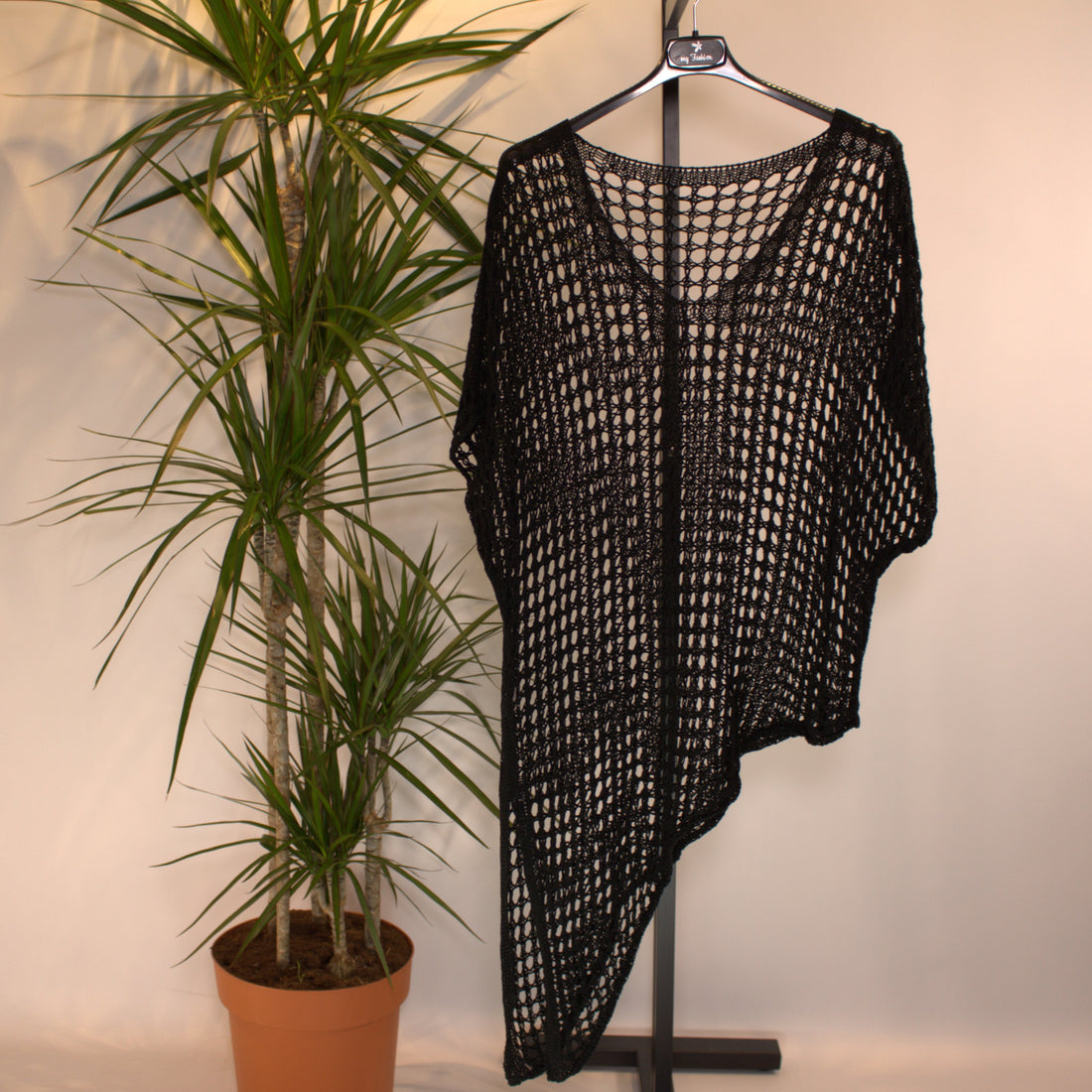 Top knit A - black