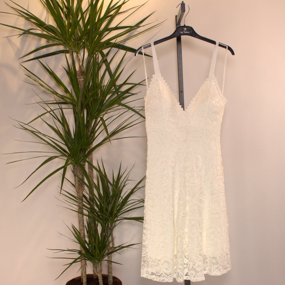 Kleid Spitze - weiss