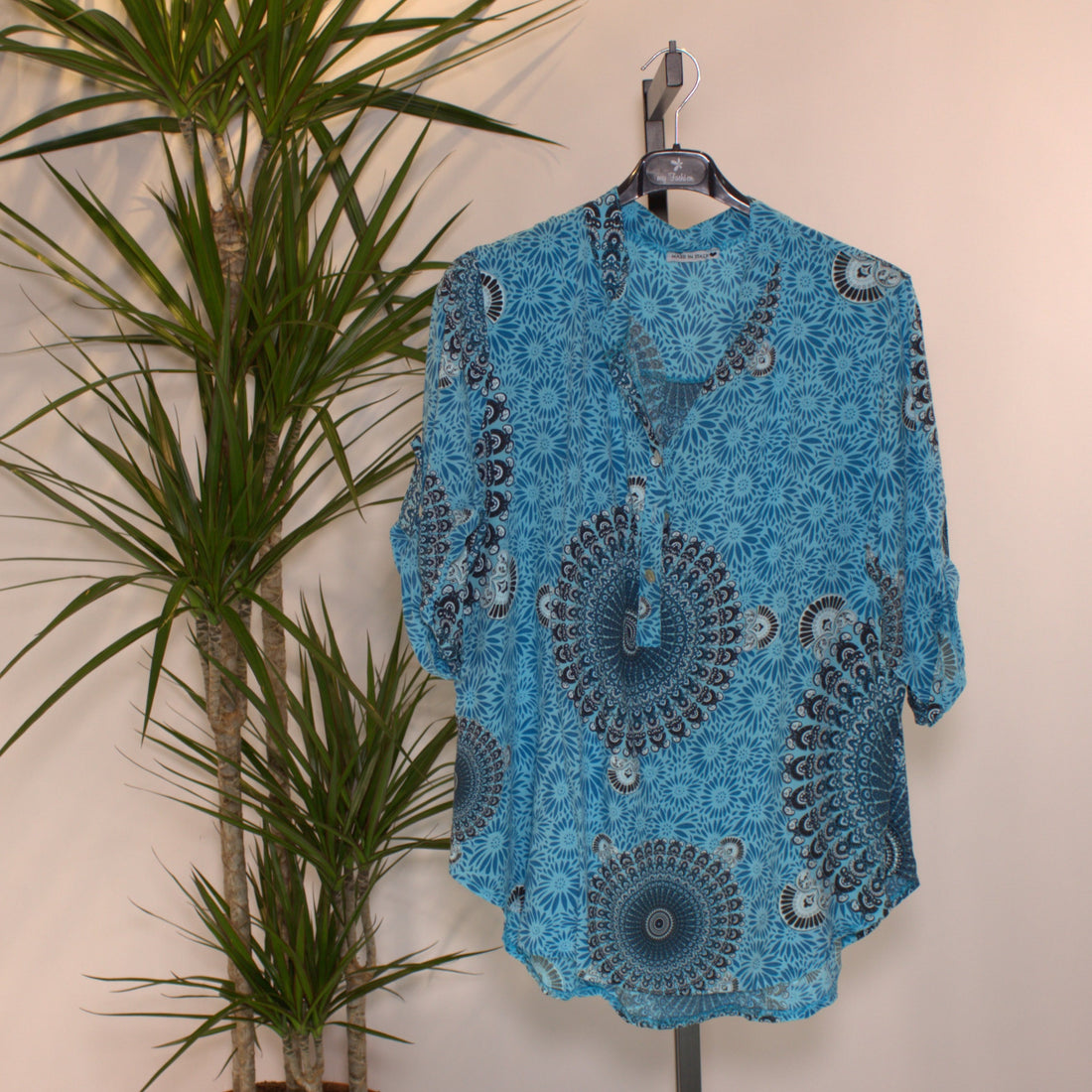 Bluse Fantasy B - blau