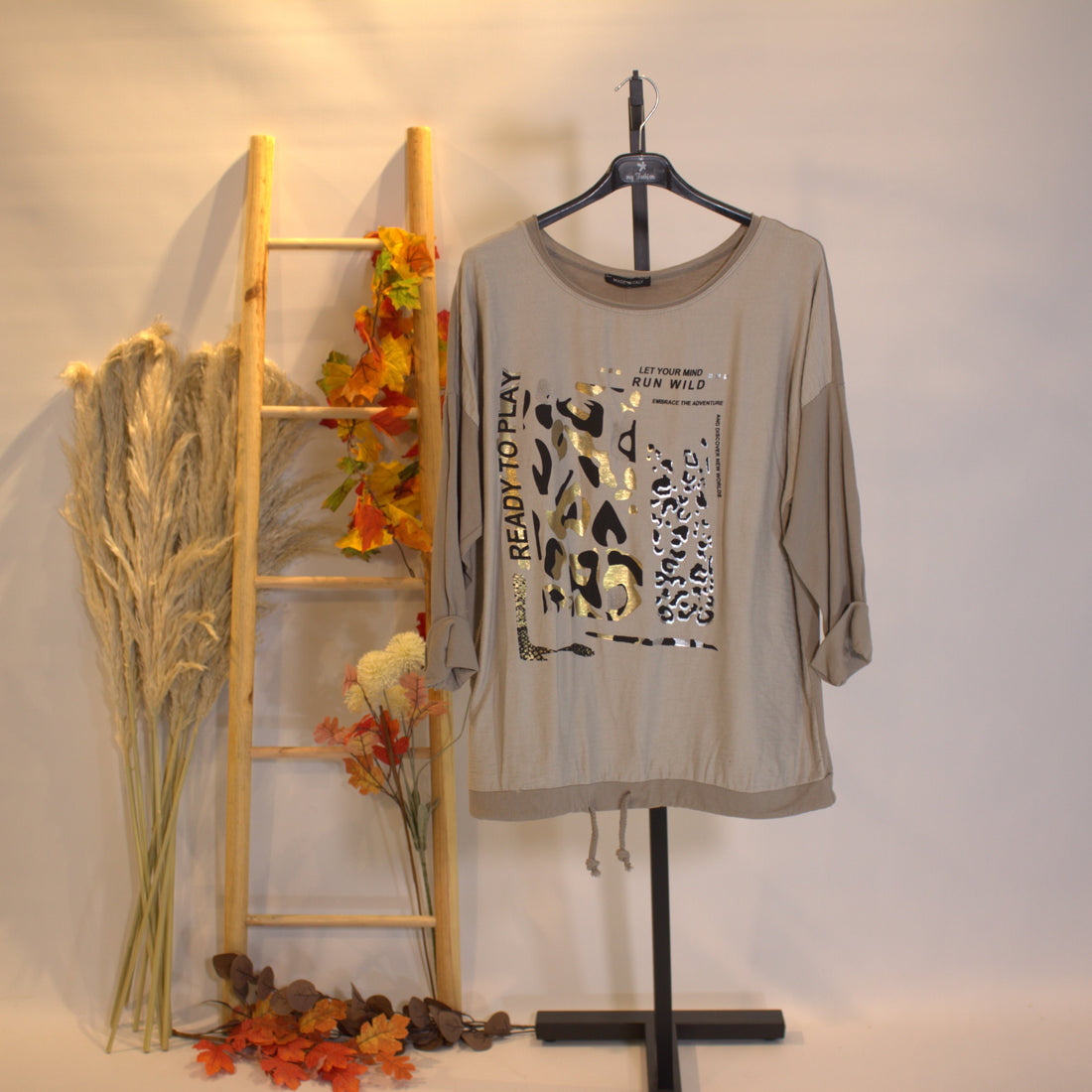 Longshirt Ready to Play - Beige