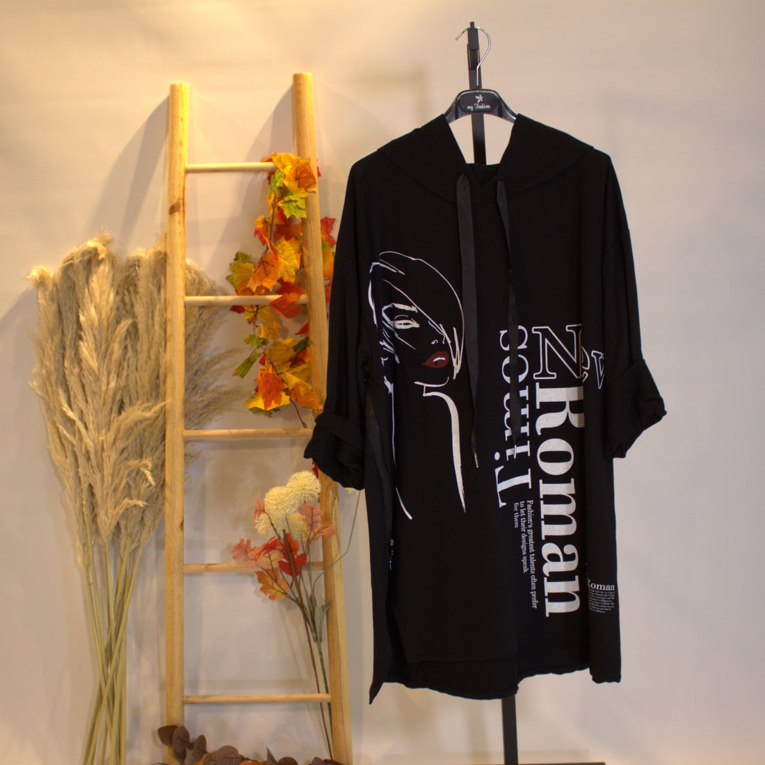 Hooded Shirt TNR - Schwarz