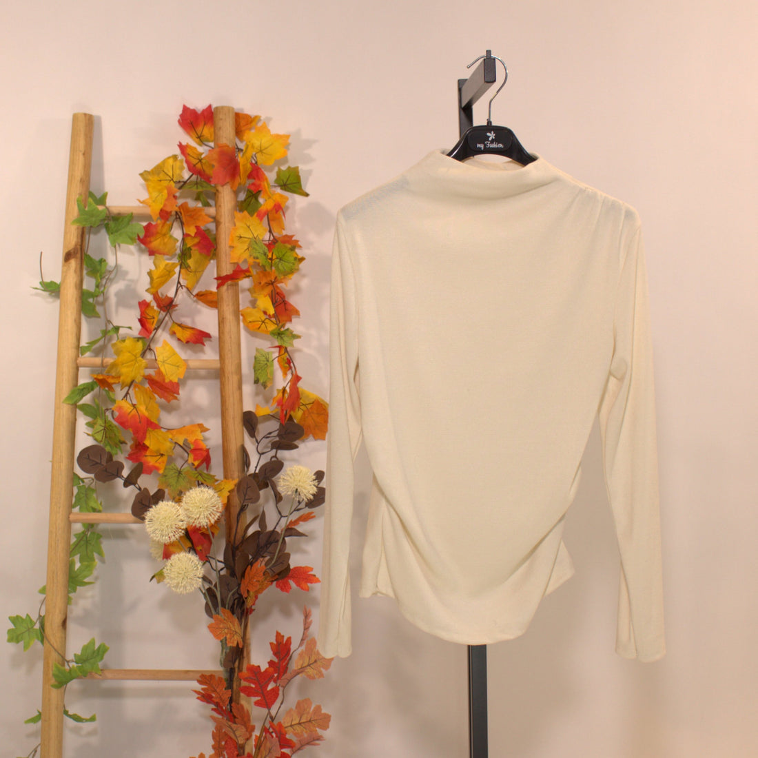Longsleeve knitted shirt - white