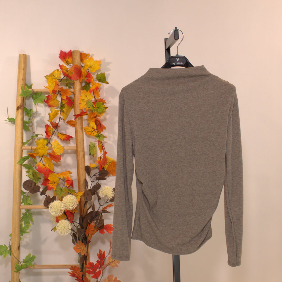 Longsleeve Knitted Shirt - Grey