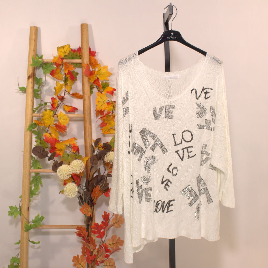 Love Sweater - White