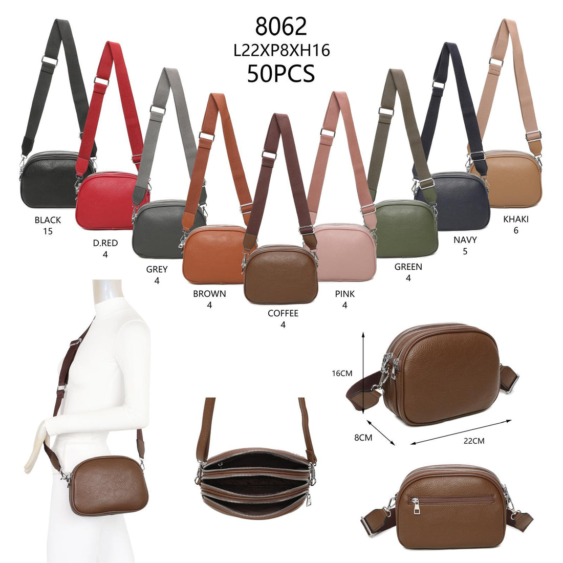 Handtasche Selina - Schwarz