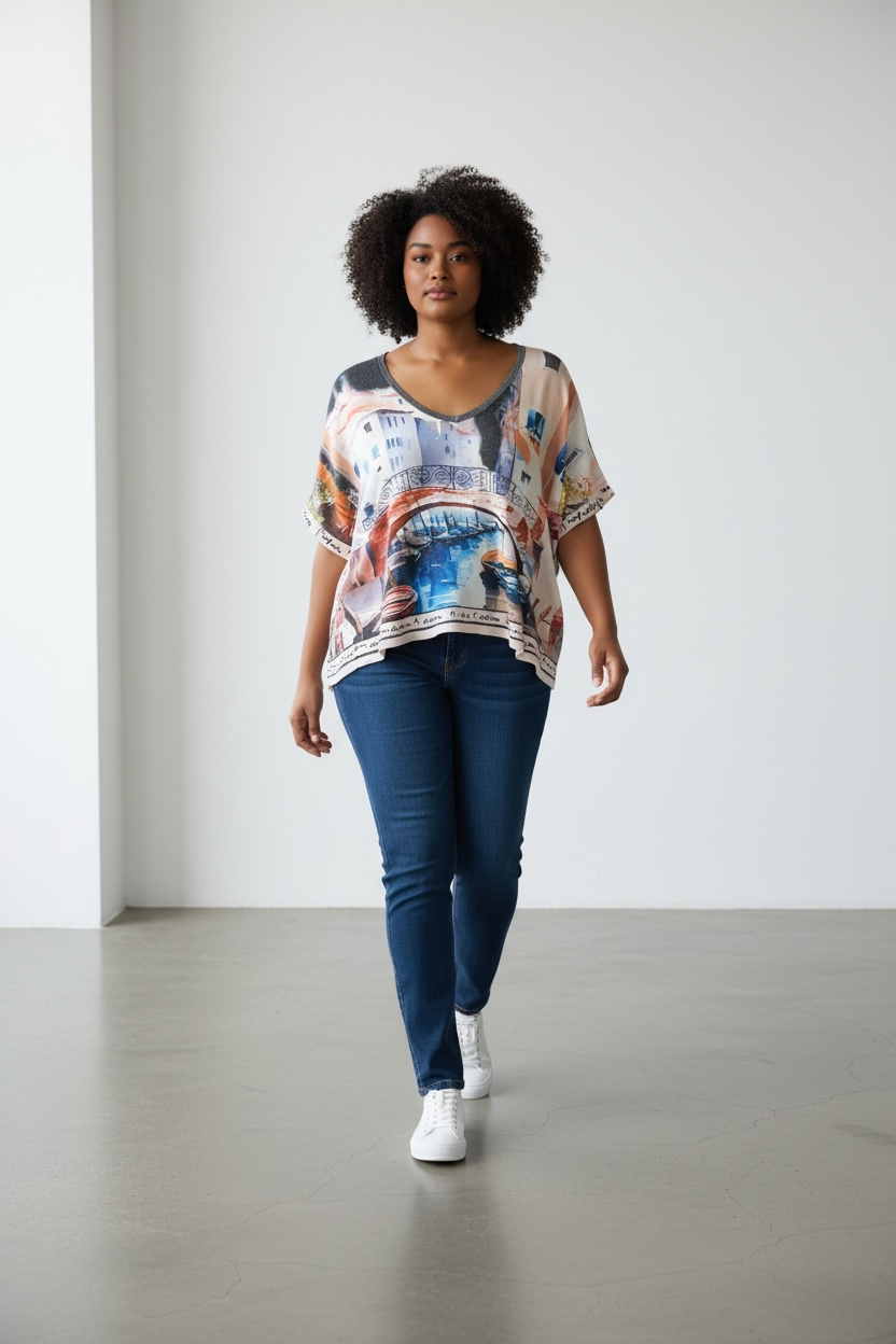 Shirt-Venezia - Schwarz
