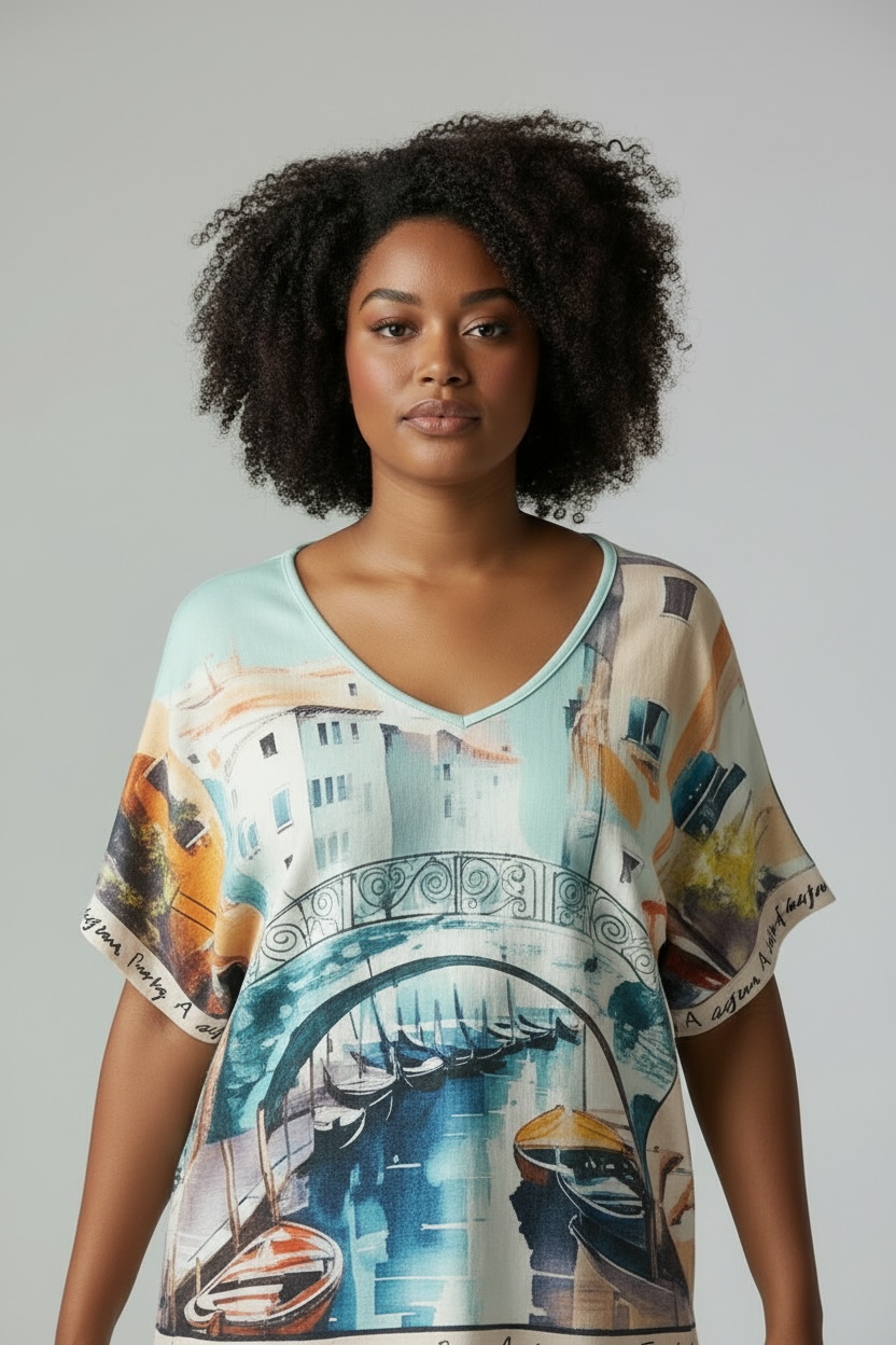 Shirt-Venezia - Türkis