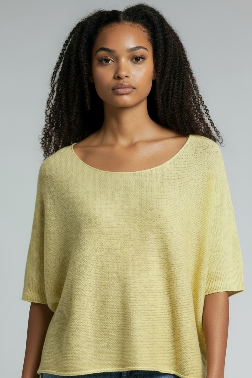 Strickshirt-Sally - Gelb