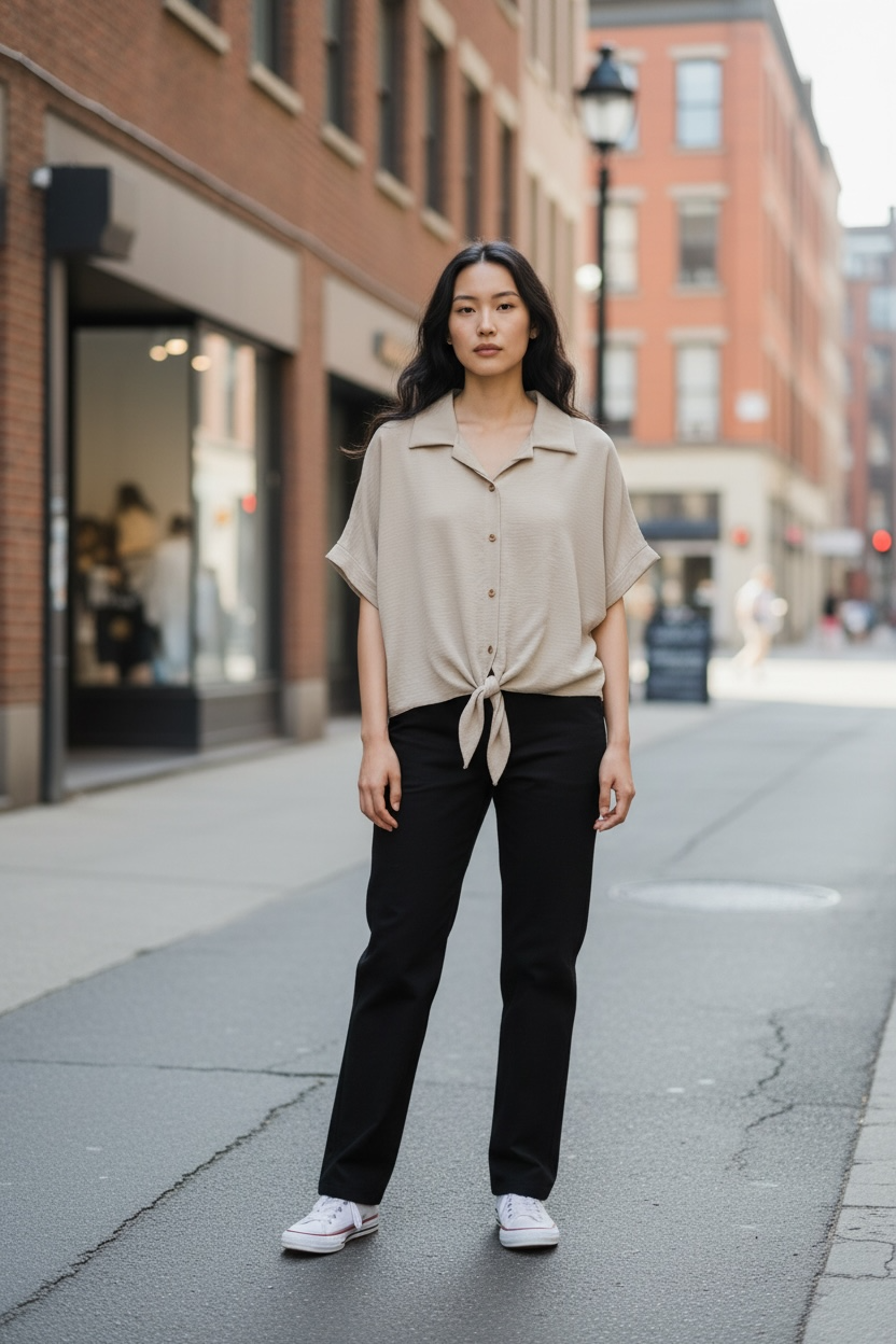 Bluse Ancona - Beige