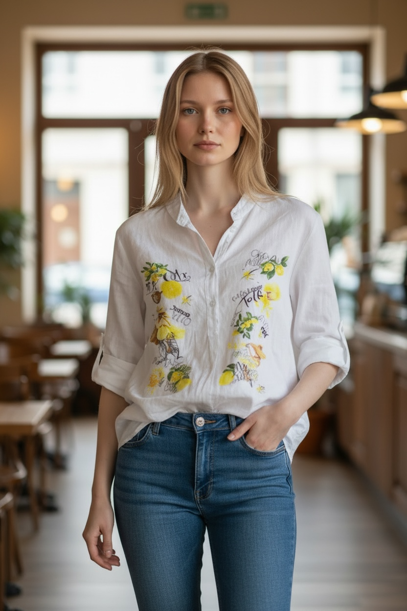 Bluse Lemonmix - Weiss