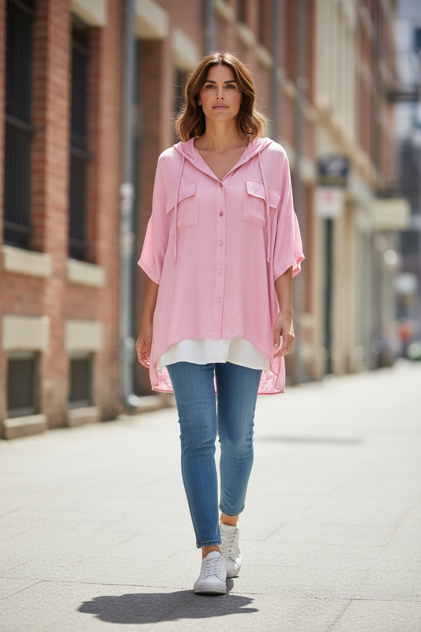 Bluse Mendi - Rosa