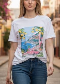 T-Shirt Amalfi - Weiß