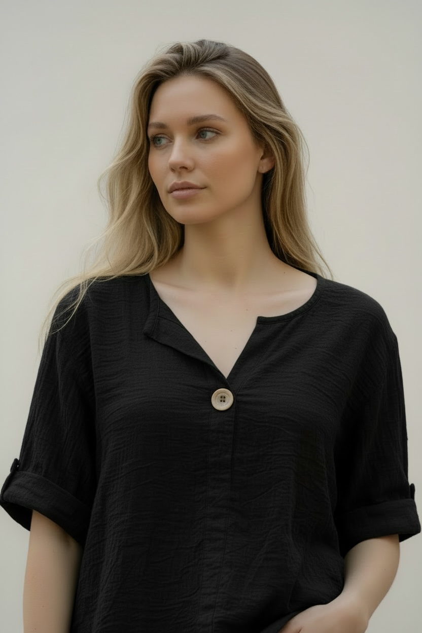 Bluse Padu - Schwarz