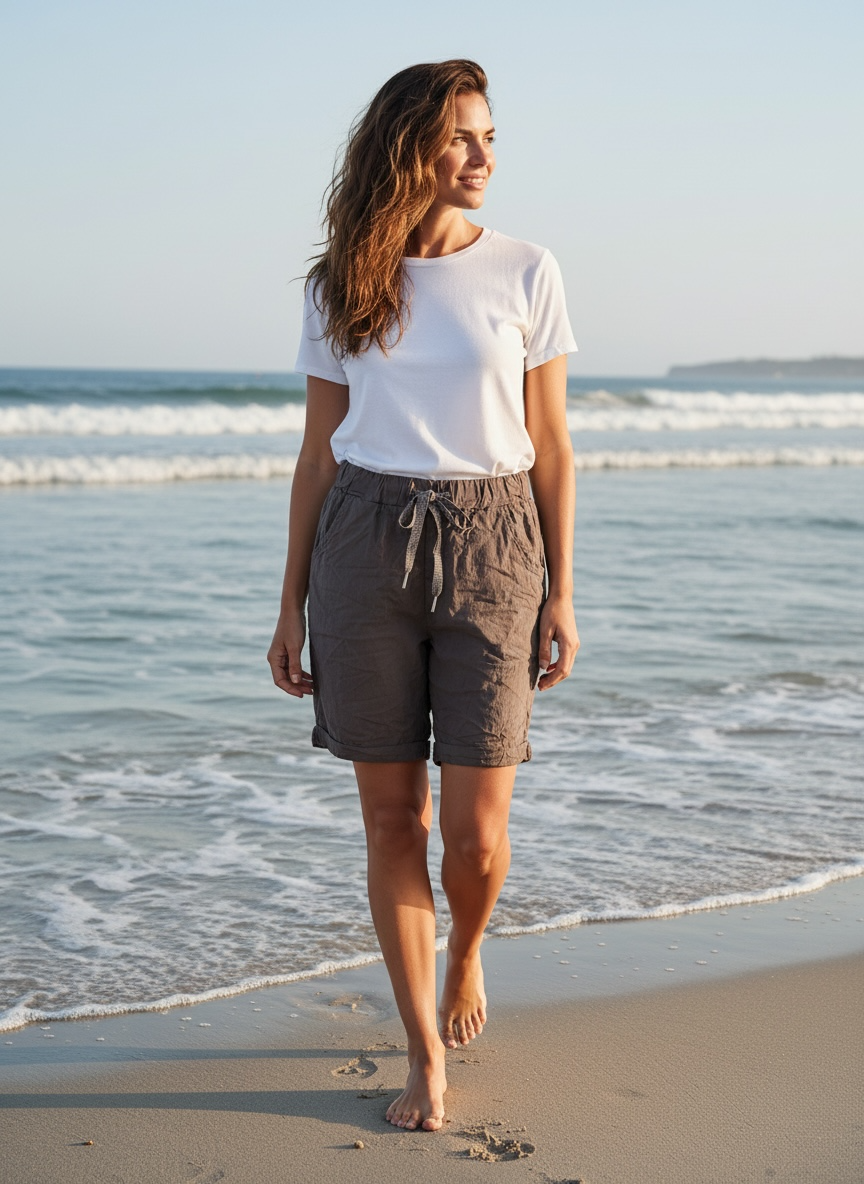 Short Beca - Grau