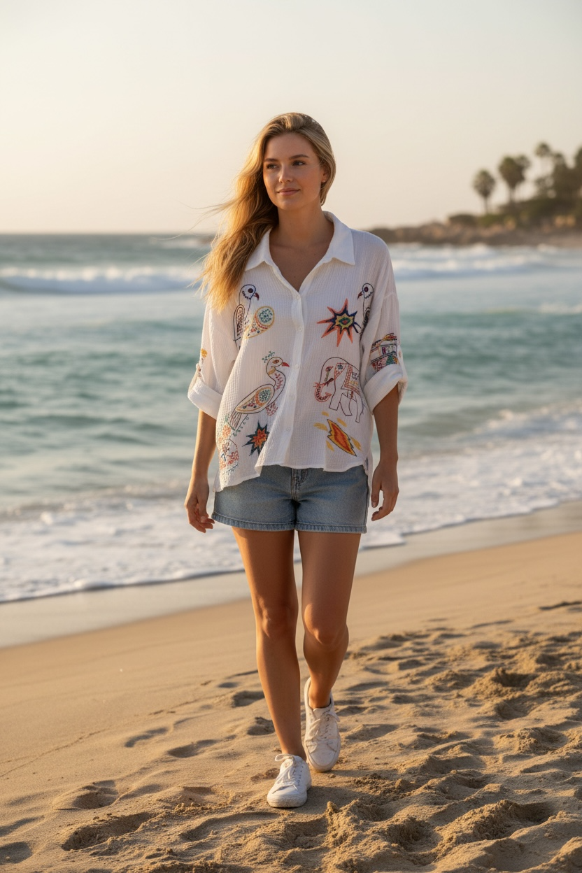 Bluse Rico - Weiss
