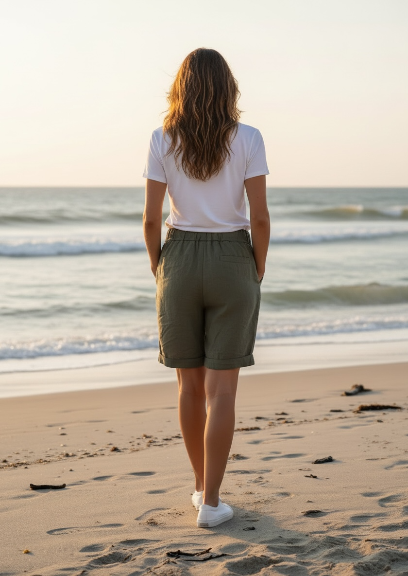 Short Beca - Olive