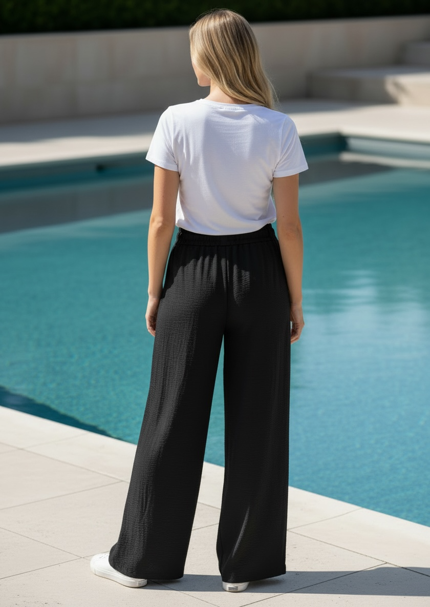 Stoffhose Sumba - Schwarz