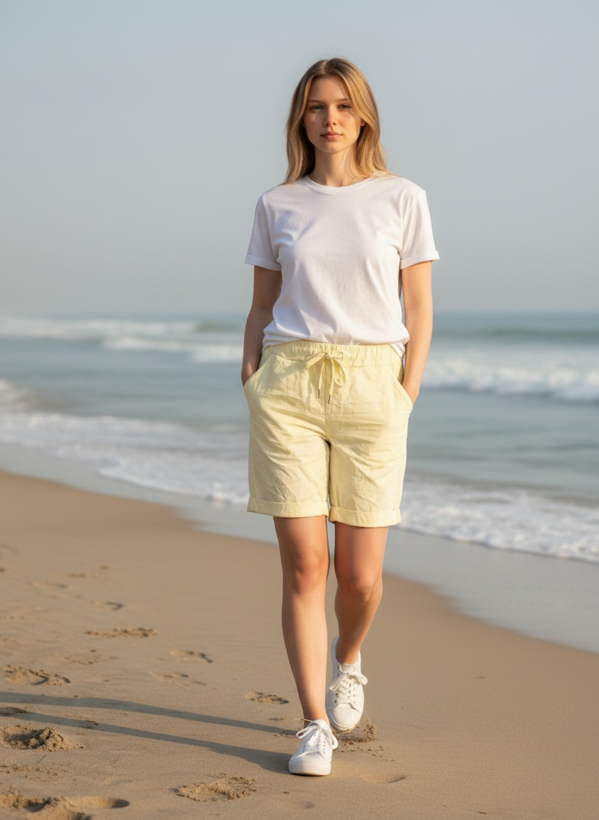 Short Beca - Gelb