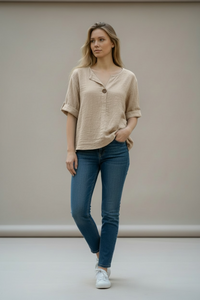 Bluse Padu - Beige