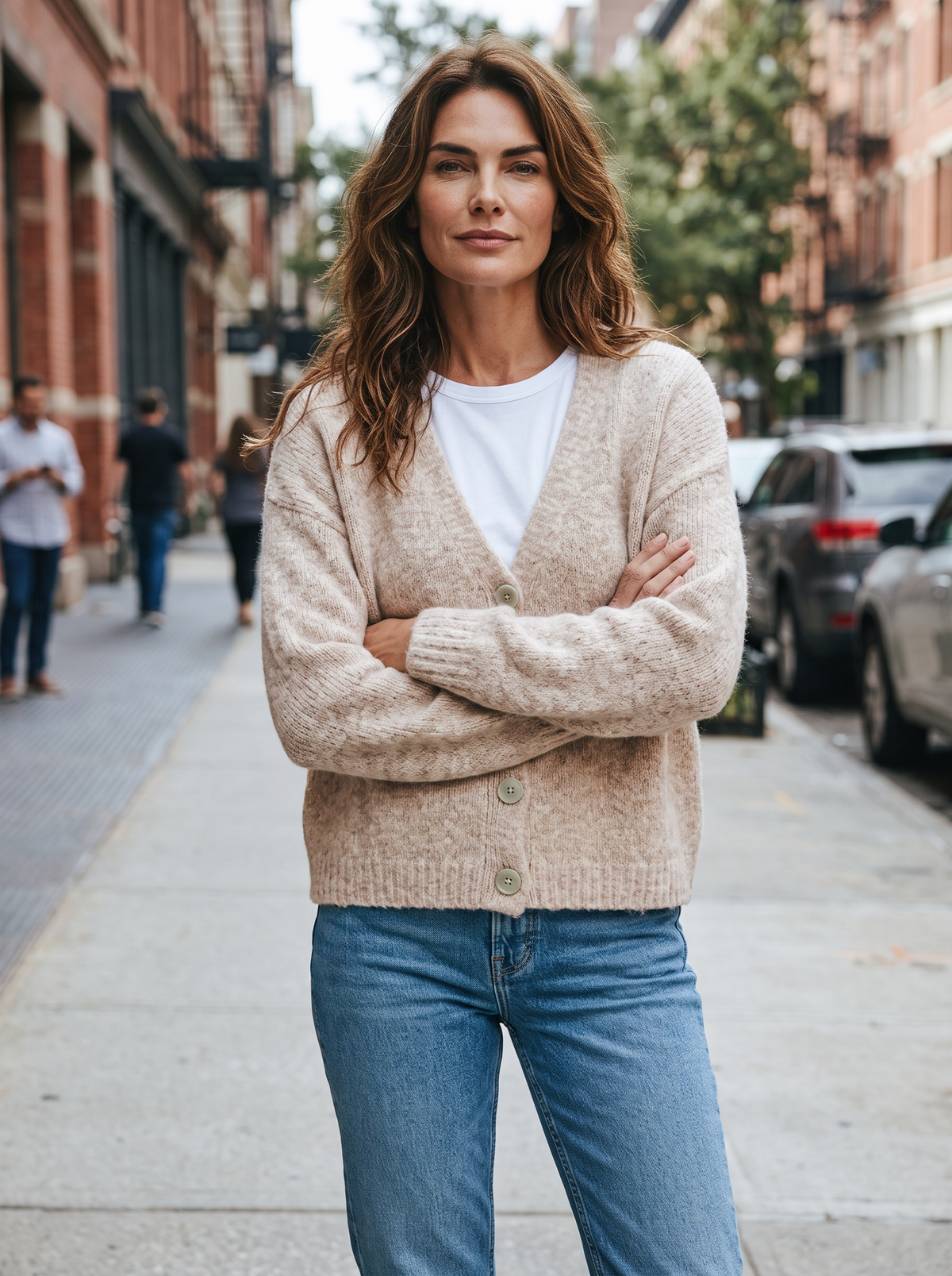 Strickweste Louis - Beige