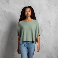 Wollshirt Elie - Minze