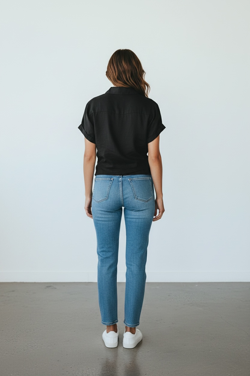 Bluse Tula - Schwarz