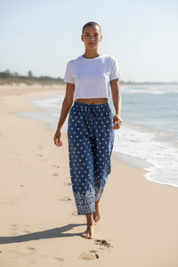Stoffhose Haitta - Blau