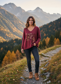Shirt Goldtree - Weinrot