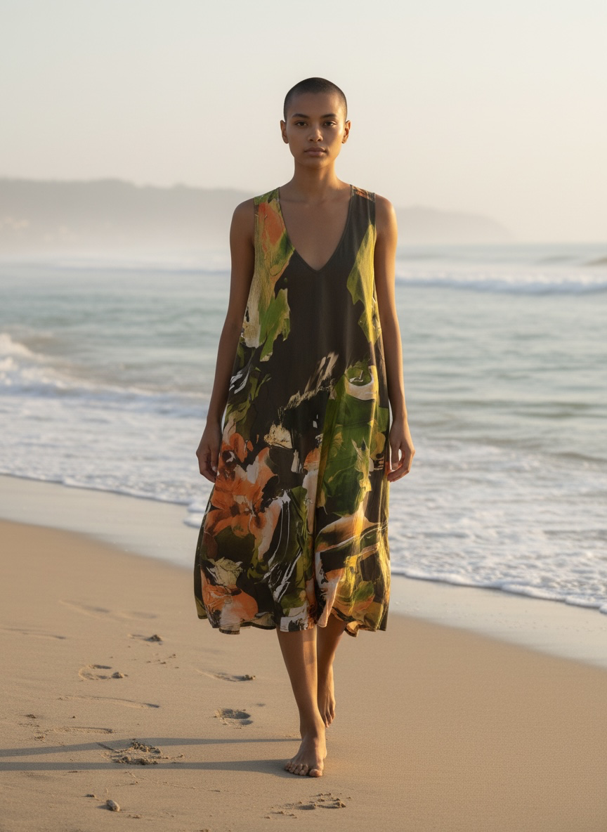 Kleid Bago - Olive