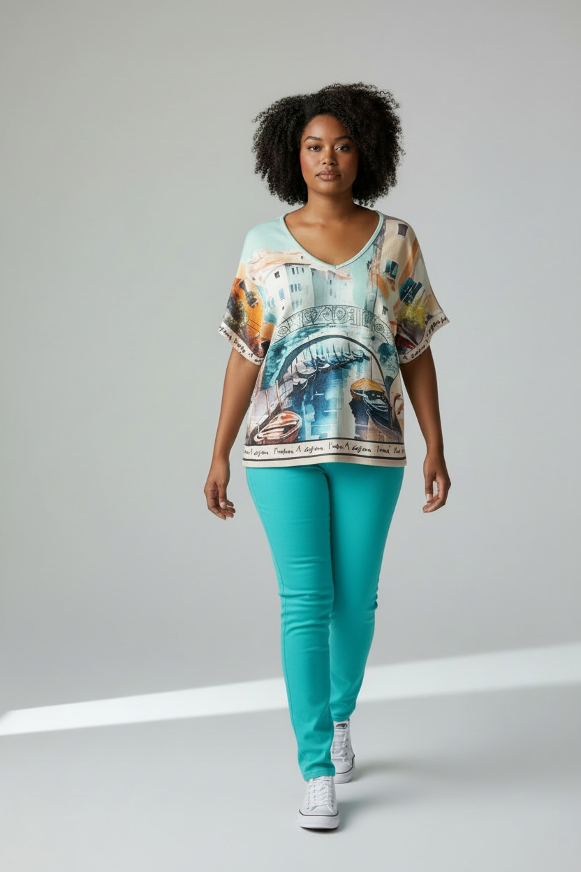Shirt-Venezia - Türkis