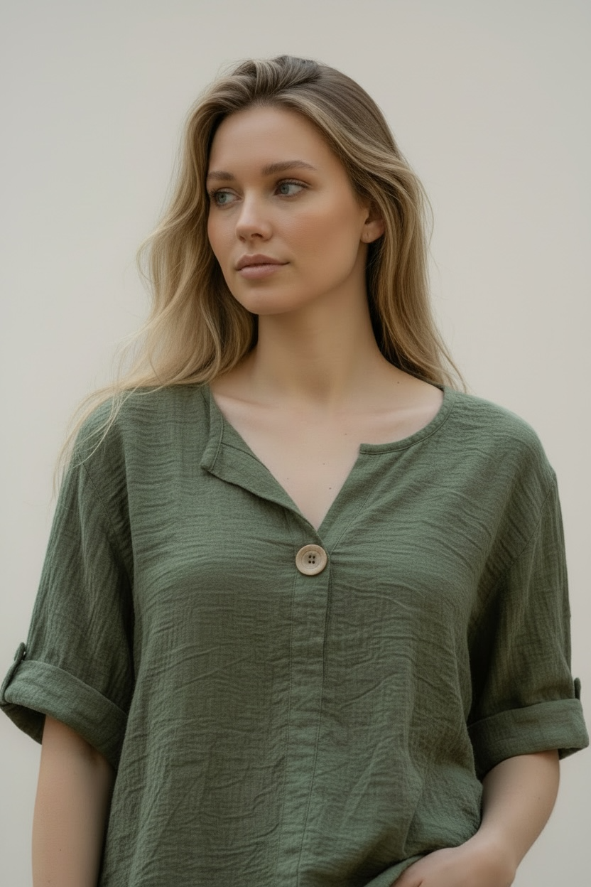 Bluse Padu - Olive