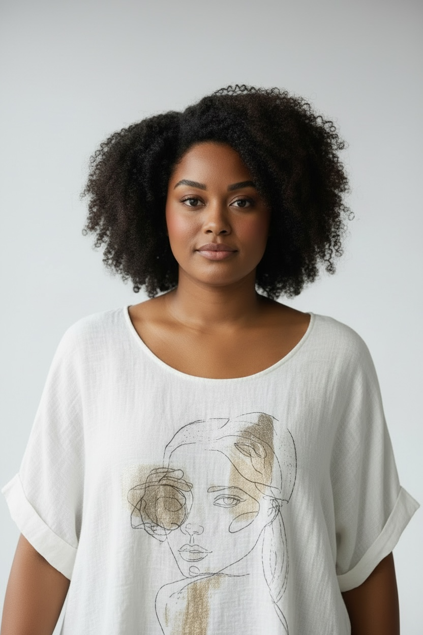 Shirt Flowergirl-Weiß