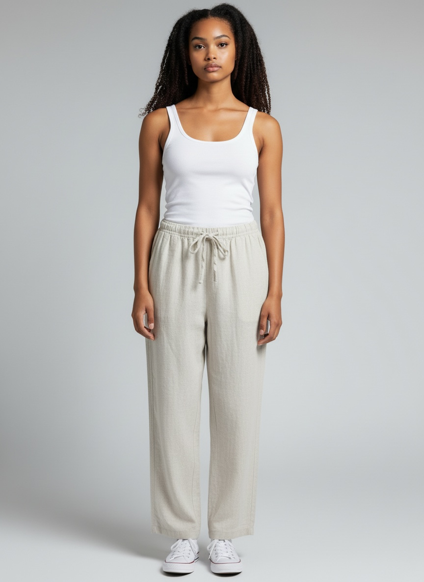 Stoffhose Nay - Beige