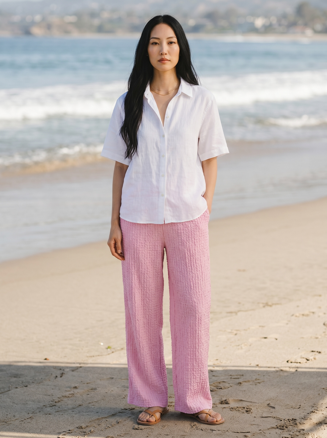 Stoffhose Onai - Rosa