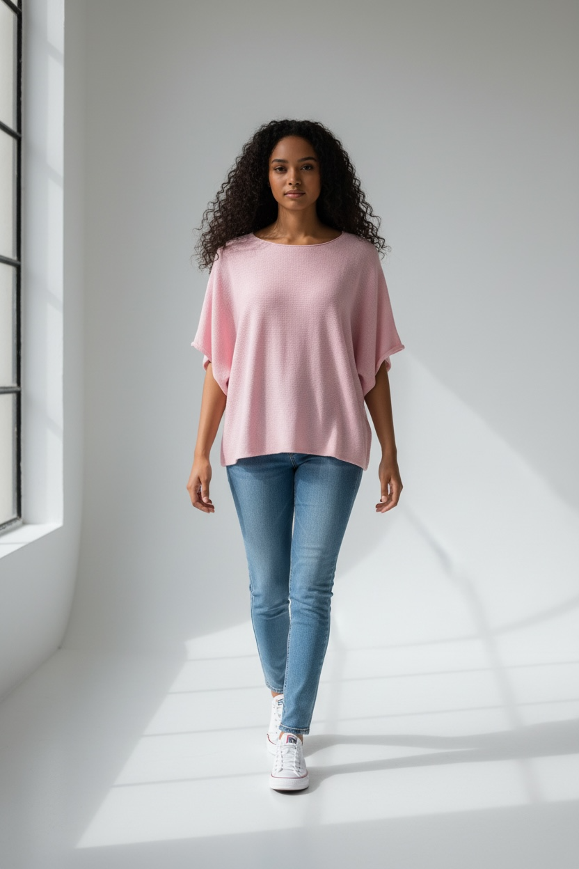 Strickshirt Sally - Rosa