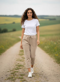 Stoffhose Michelle - Beige